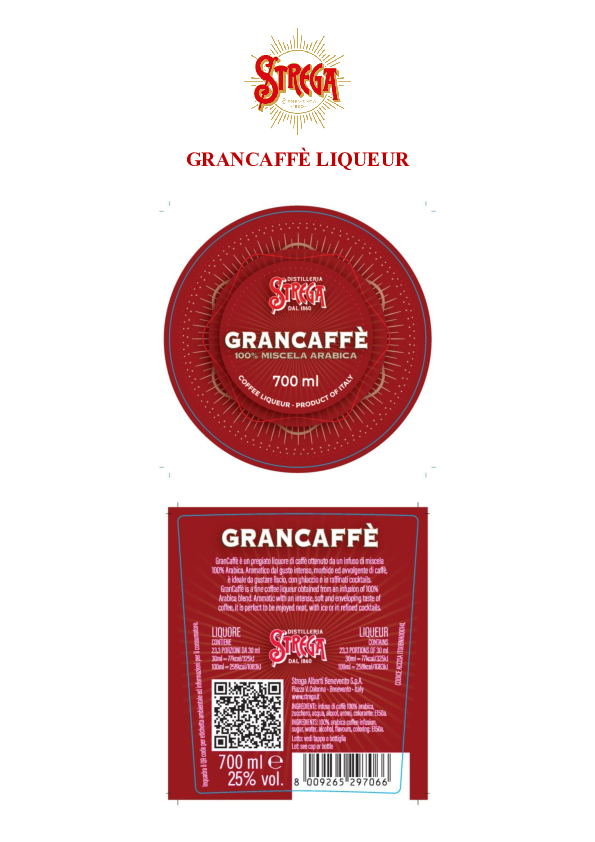 Label - GranCaffè Liqueur 700ml