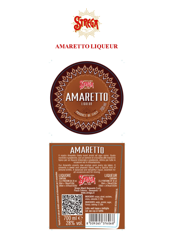 Label - Amaretto Liqueur 700ml